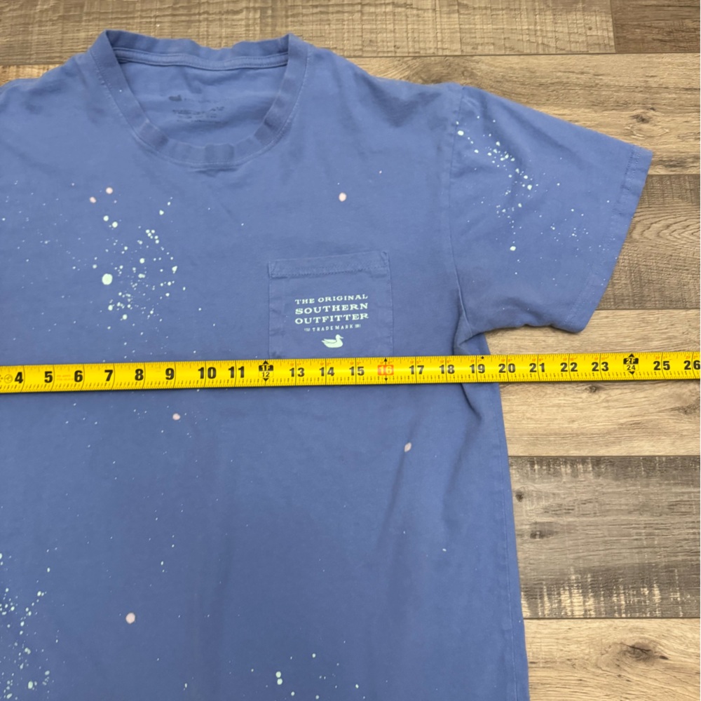 Southern Outfitters “Blue Splatter” T-Shirt - Picture 3 of 4